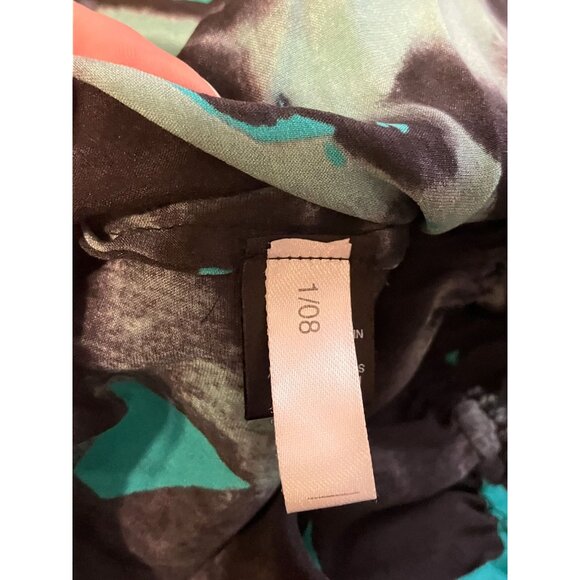 Y2K Express Silk Micro Mini Dress L Dolman Belt Stretch Grunge Glam Whimsygoth - Picture 12 of 13